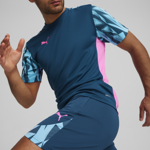 Shorts de fútbol para hombre individualFINAL, Ocean Tropic-Bright Aqua, large-ARG