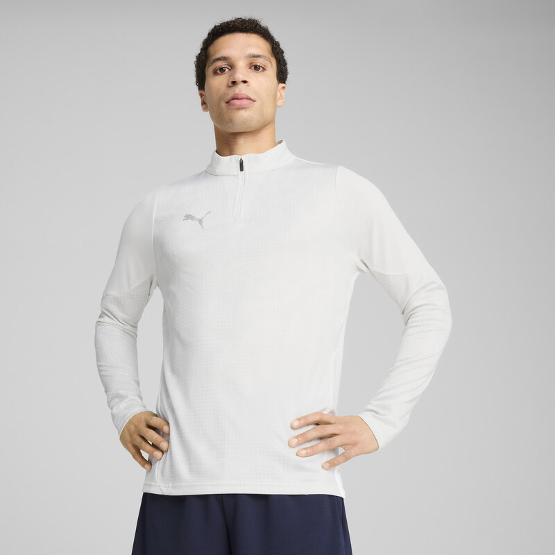 

Men's PUMA teamCUP Quarter-Zip Slim Fit Football Top