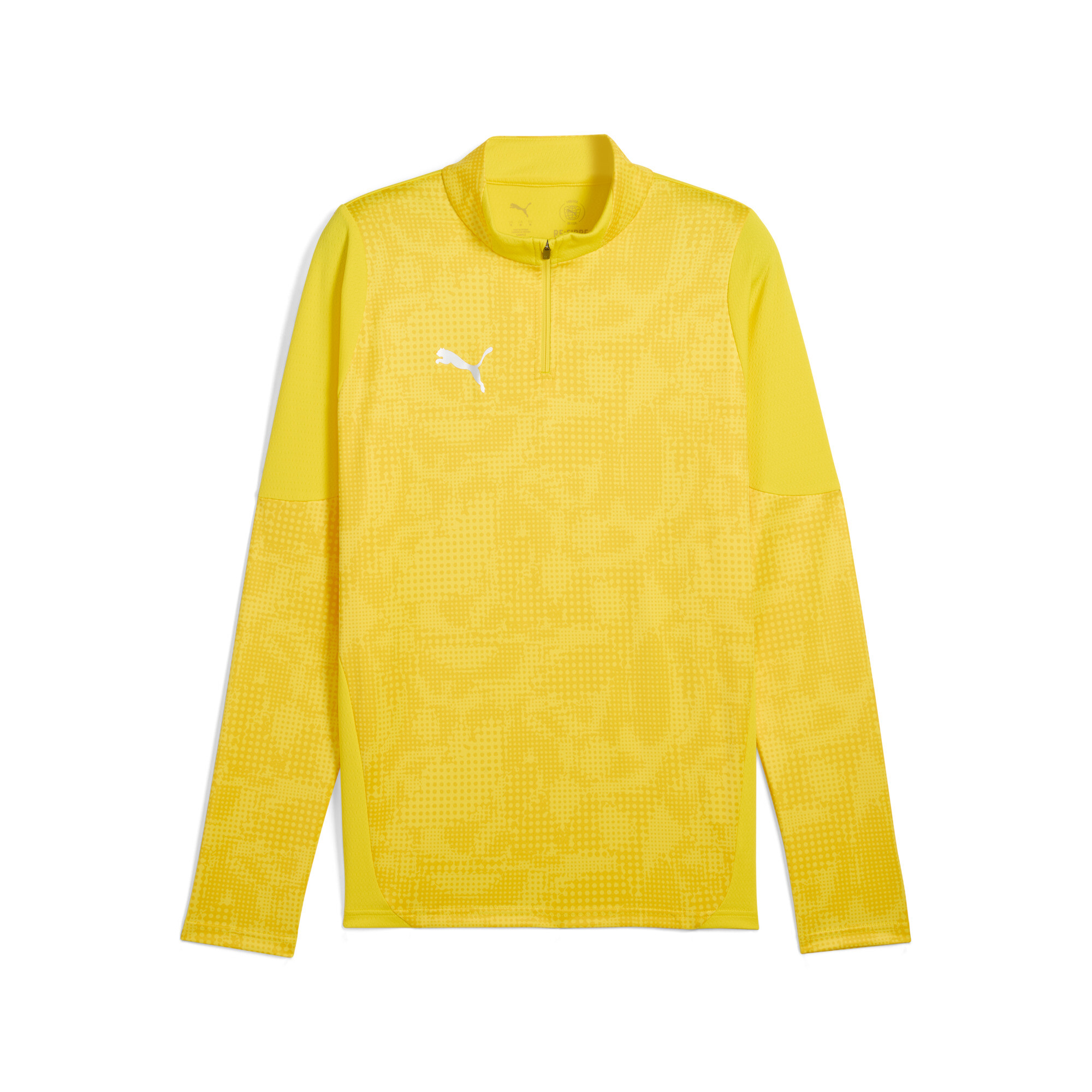 Лонгслив teamCUP Quarter-Zip Football Top Men | Цвет: Желтый