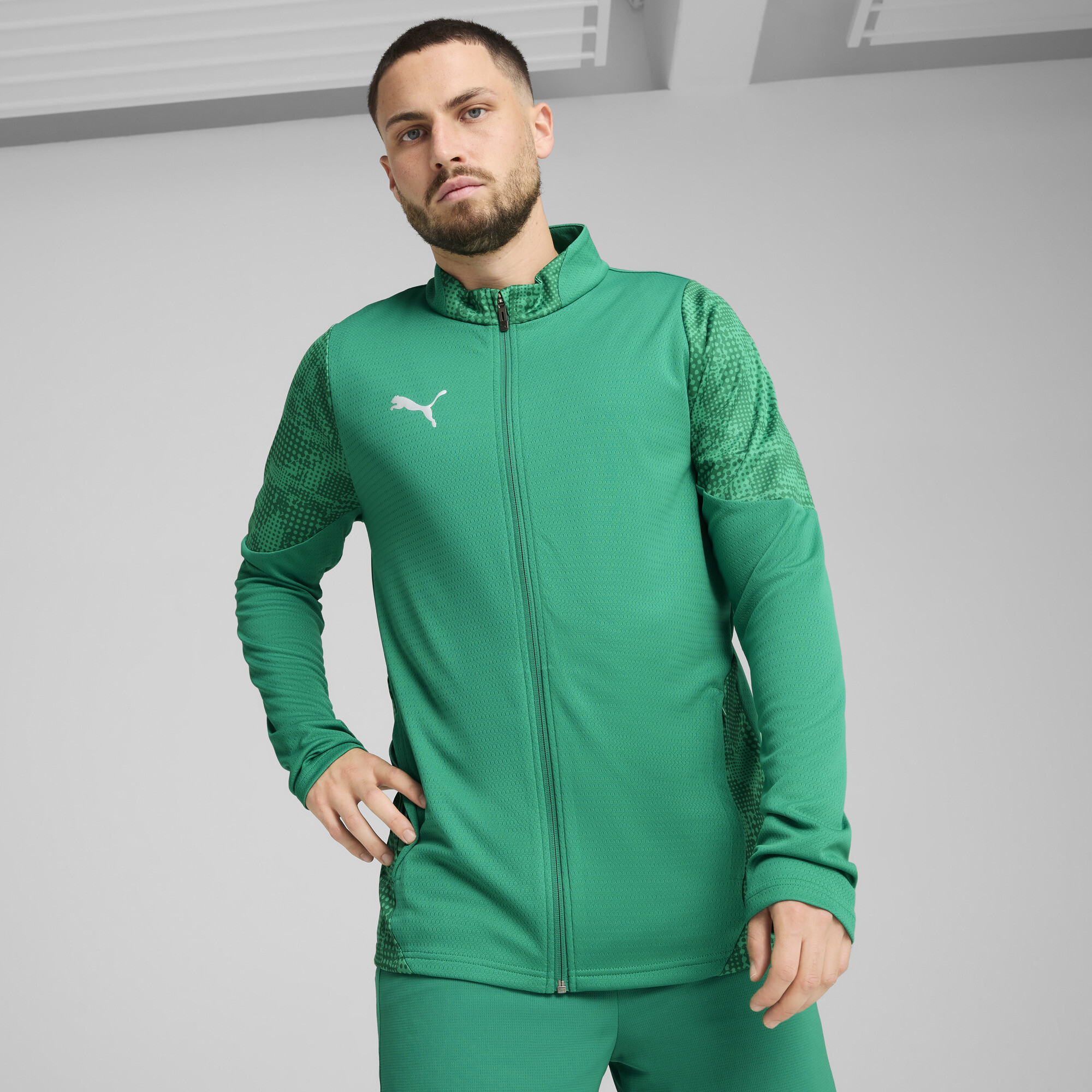teamCUP Football Erkek Ceket | Yeşil | Puma | Sku: 659165_05