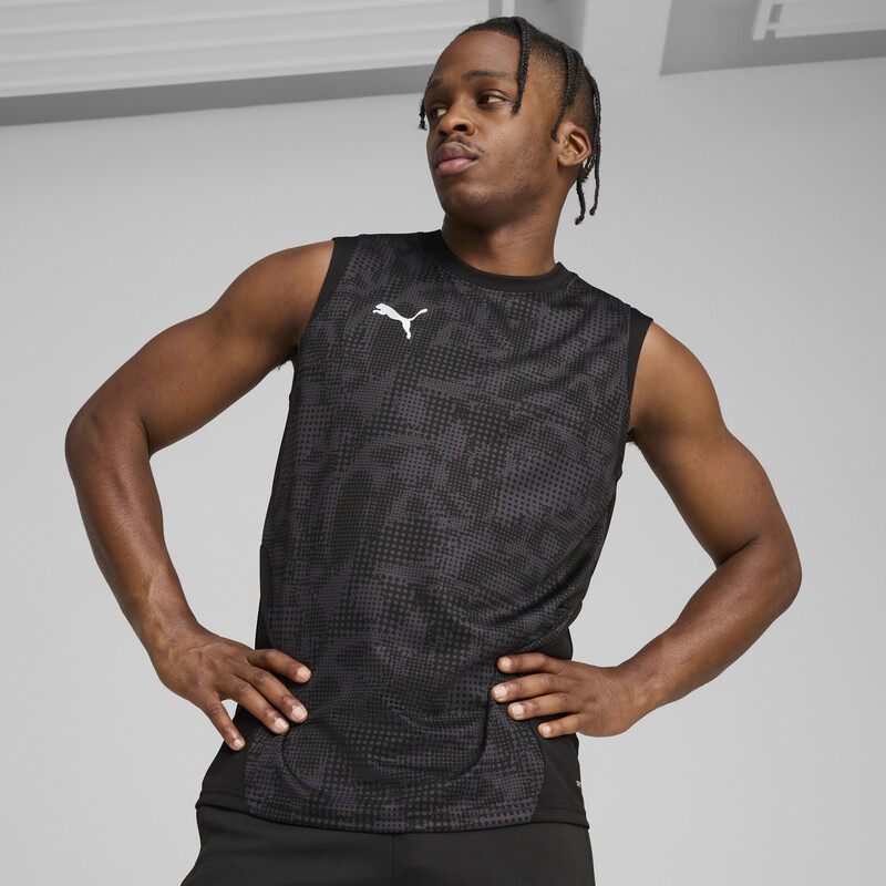 

Men's PUMA teamCUP Sleeveless Slim Fit Football Jersey
