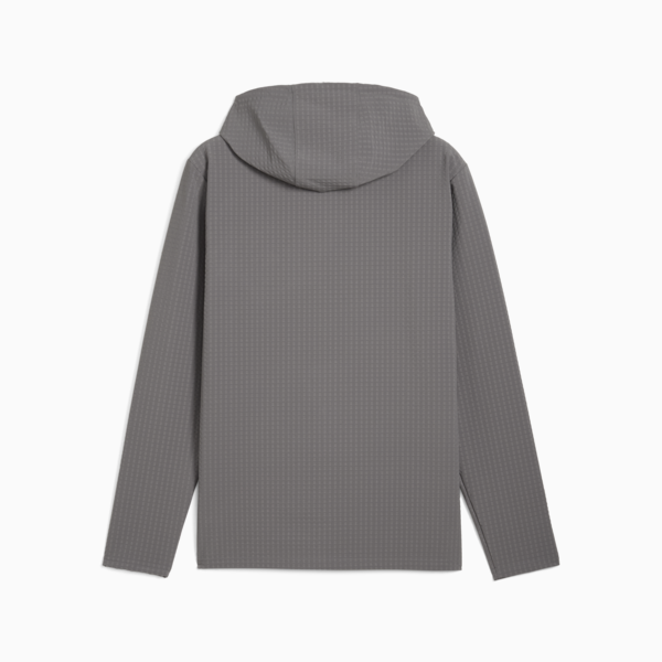 Campera de fútbol teamADDITIONS Softshell+ para hombre, Flat Medium Gray-PUMA Silver, large-ARG