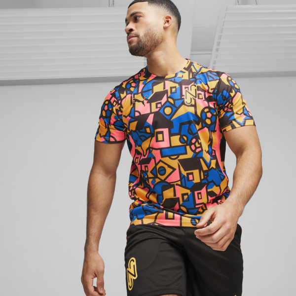 Camiseta de fútbol Neymar Jr para hombre, Sunset Glow-Bluemazing, large-ARG