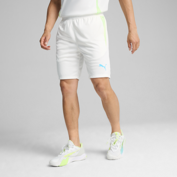 Shorts de pádel para hombre IndividualGOAL, PUMA White-Fizzy Apple, large-MEX