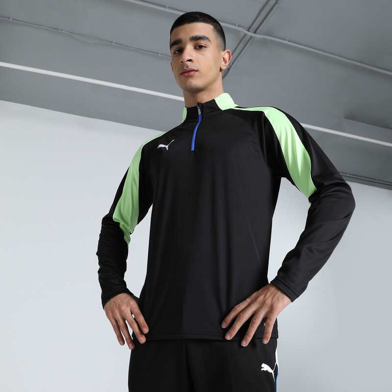 

Men's PUMA individualLIGA Quarter-Zip Slim Fit Football Top