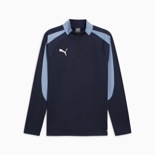 Top Hombre individualLIGA Quarter-Zip, PUMA Navy-PUMA White-Zen Blue, large-MEX
