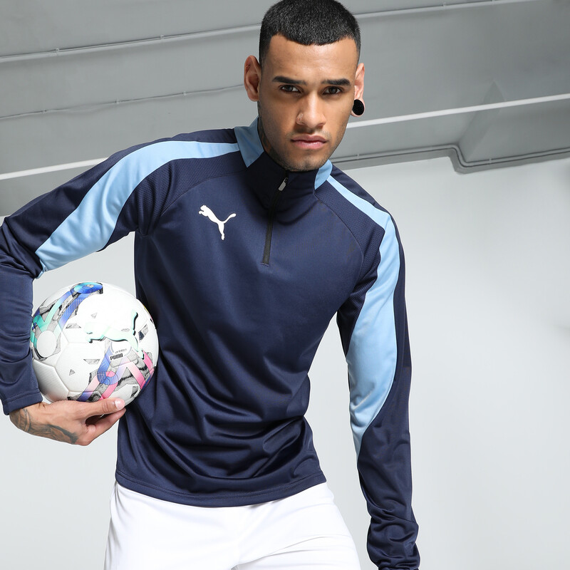 

Men's PUMA individualLIGA Quarter-Zip Slim Fit Football Top