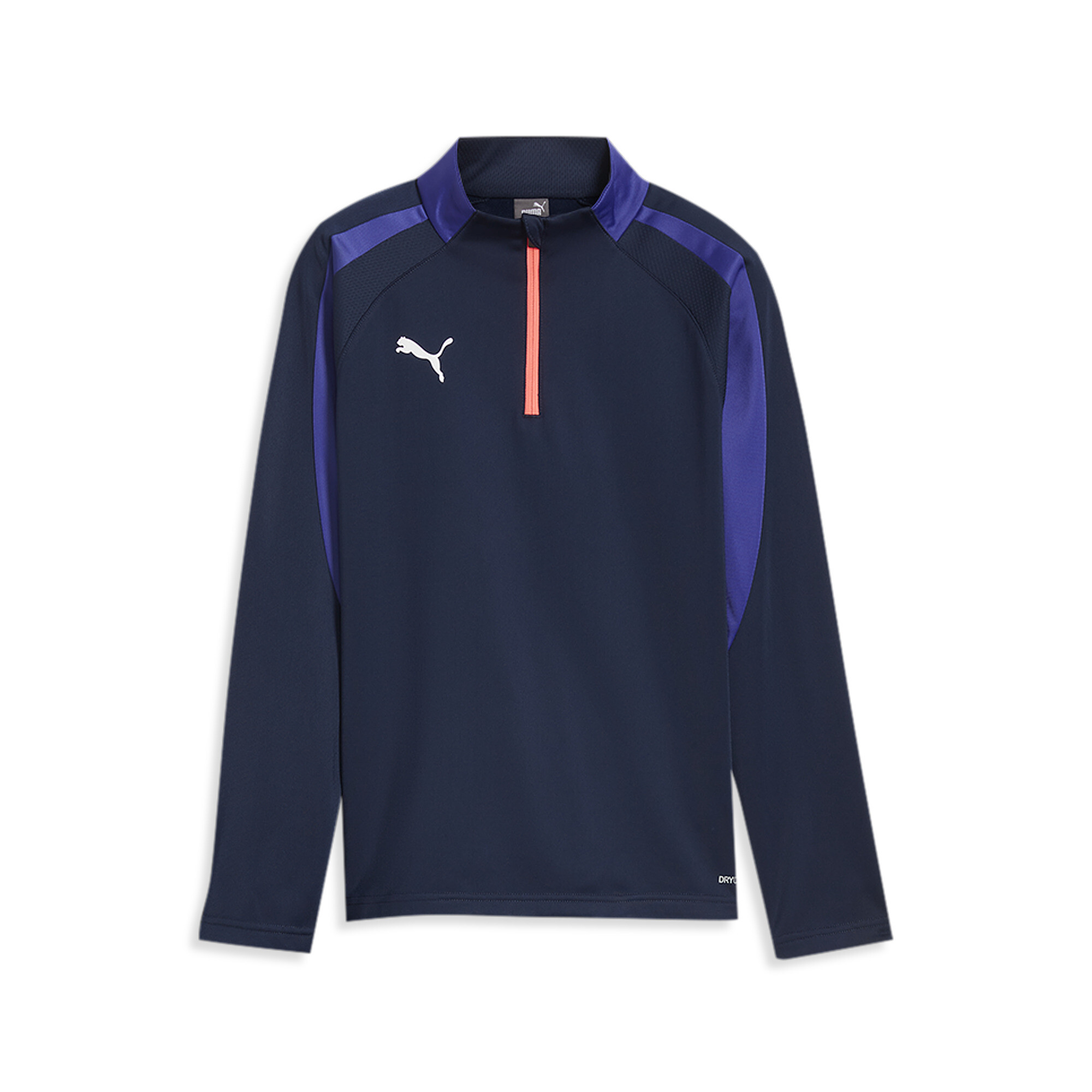 Puma Individual LIGA Quarter-Zip Top Youth, Blue, Size 5-6Y, Clothing