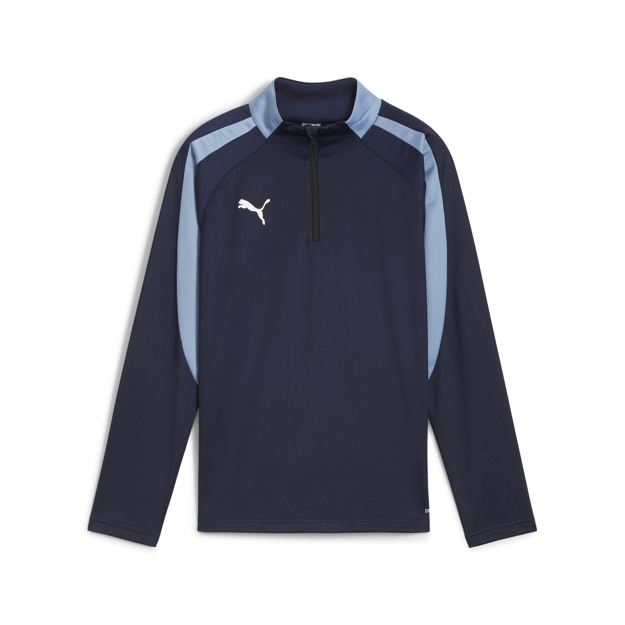 Puma individualLIGA Top mit viertellangem Reißverschluss Teenager Für Für Kinder | Mit Plain | Navy/White/Zen Blue | Grö...