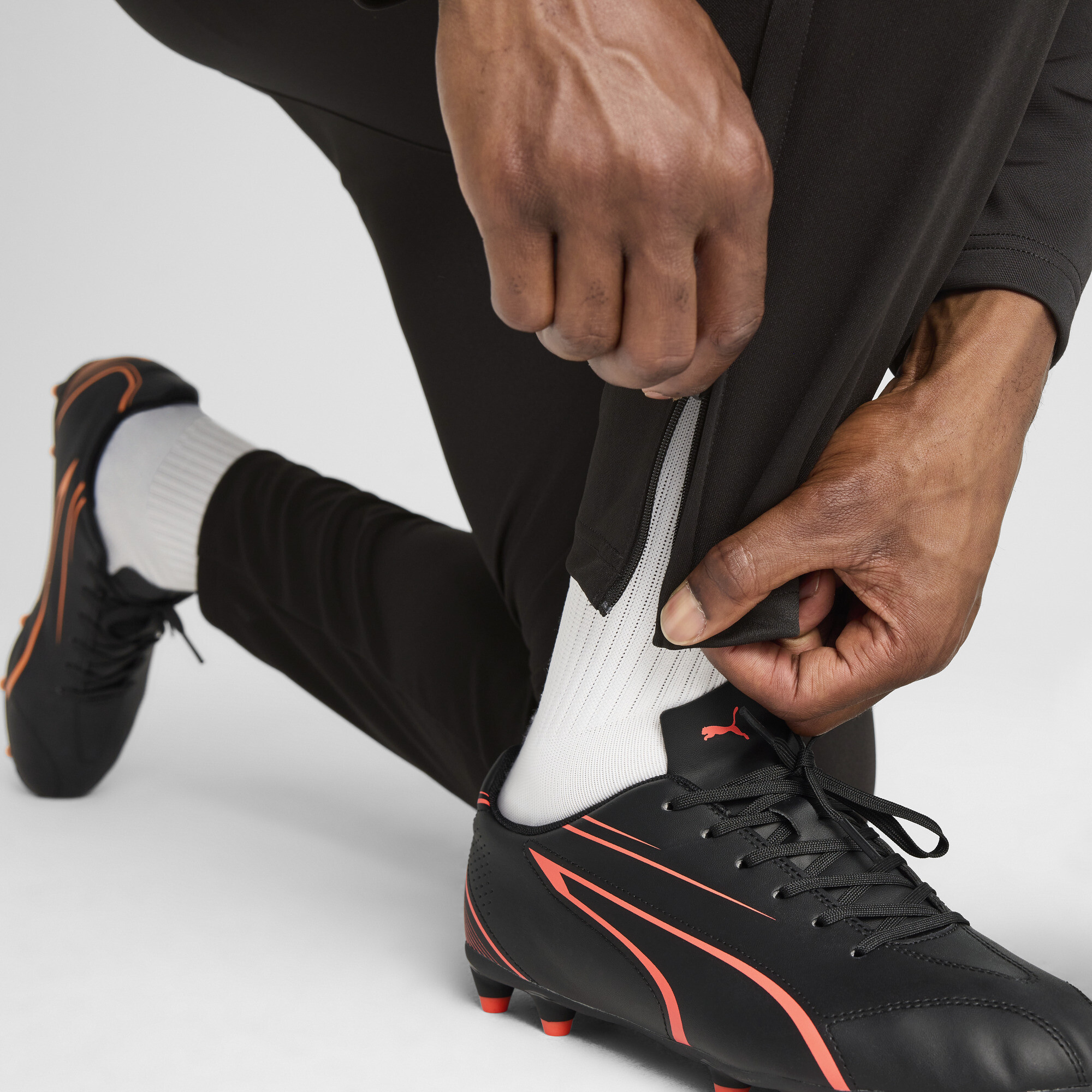 PUMA IndividualLIGA Training Pants Heren sportbroek - PUMA Black-Heat Fire