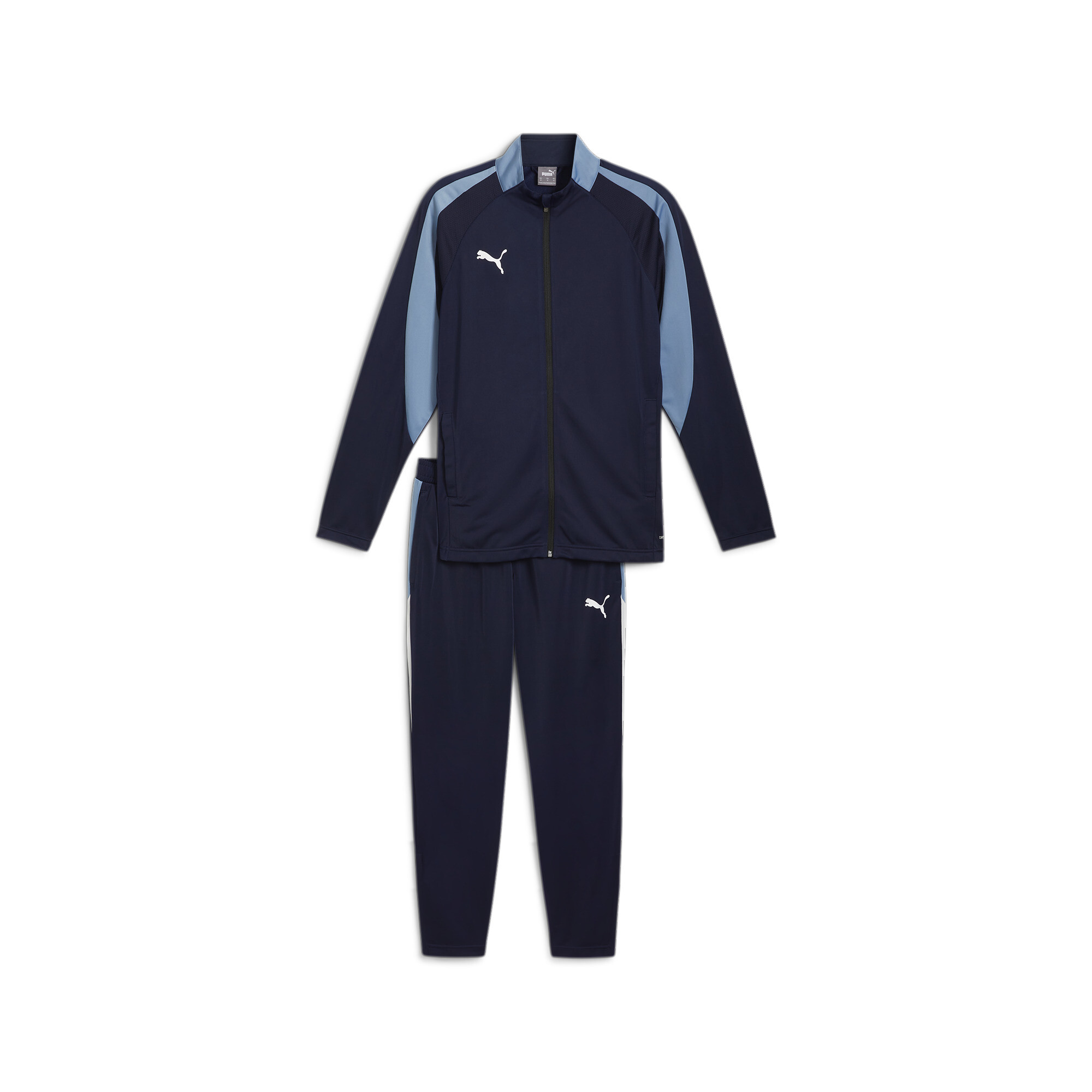 PUMA individualLIGA trainingspak voor Heren, Blauw/Wit, Maat XL thumbnail 3