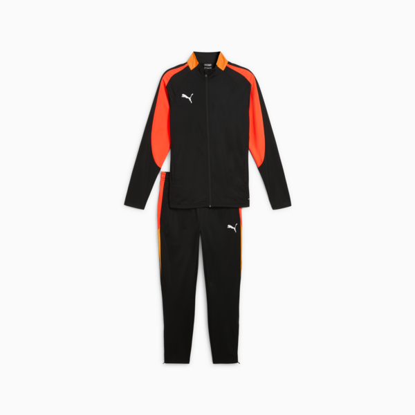 individualLIGA Tracksuit Men, PUMA Black-Heat Fire, large-MEX