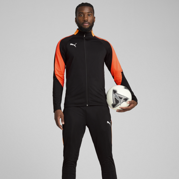 individualLIGA Tracksuit Men, PUMA Black-Heat Fire, large-MEX