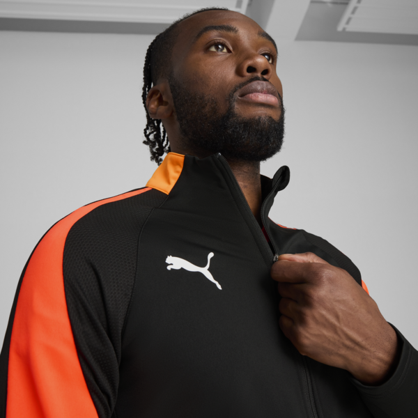 individualLIGA Tracksuit Men, PUMA Black-Heat Fire, large-MEX