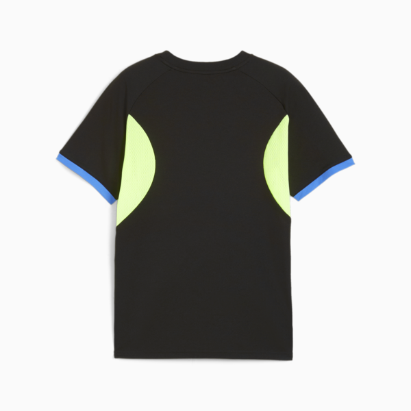 individualFINAL Graphic Jersey Youth, PUMA Black-Fizzy Apple, large-MEX