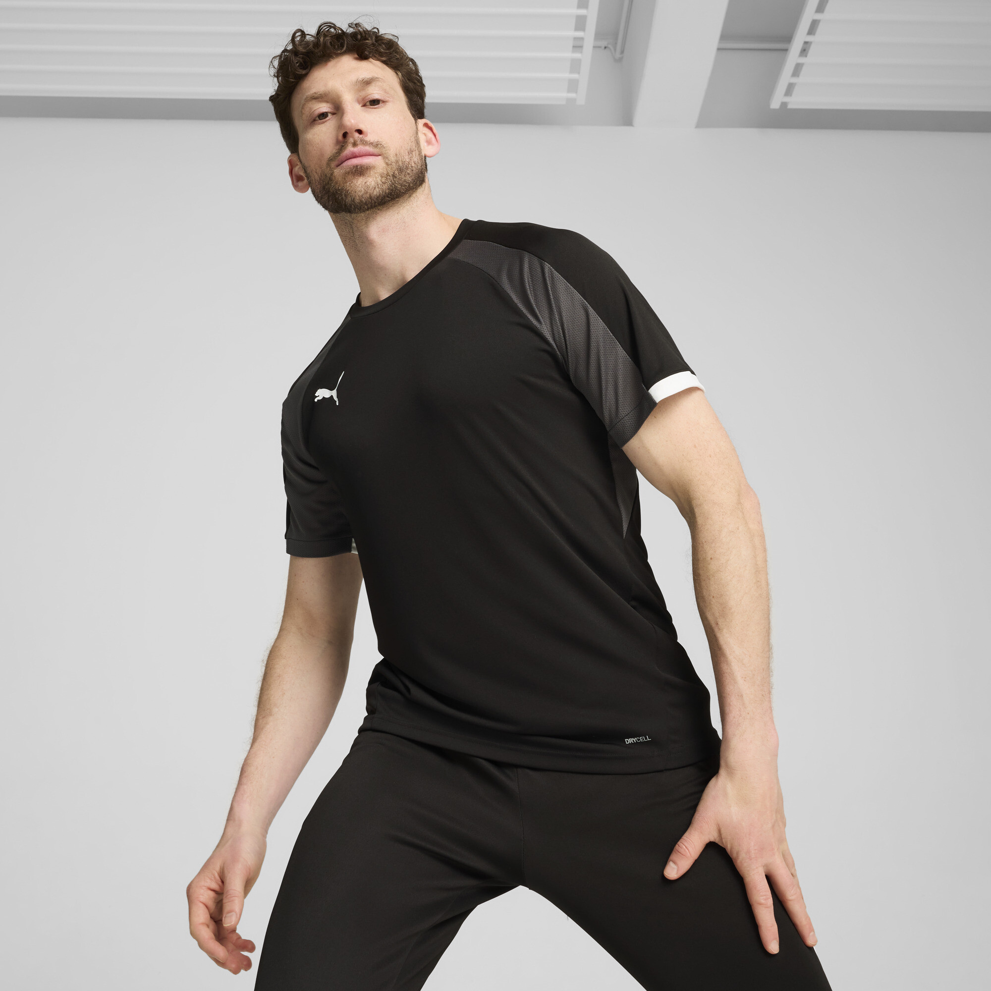 Puma individualLIGA Trikot Herren | Mit Plain | Black/White/Shadow Gray | Größe: XXL