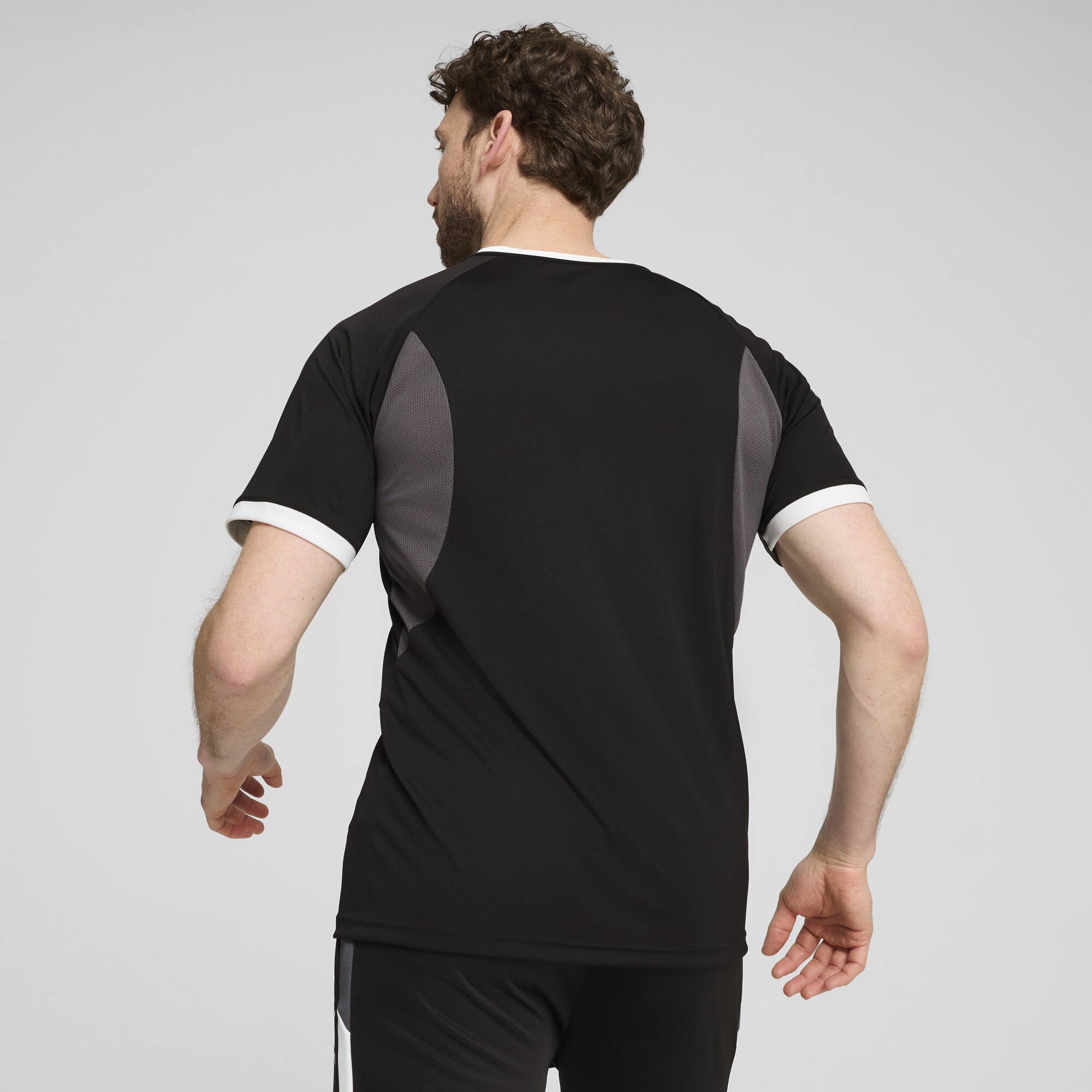 PUMA individualLIGA jersey voor Heren, Zwart/Grijs/Wit, Maat XL thumbnail 5