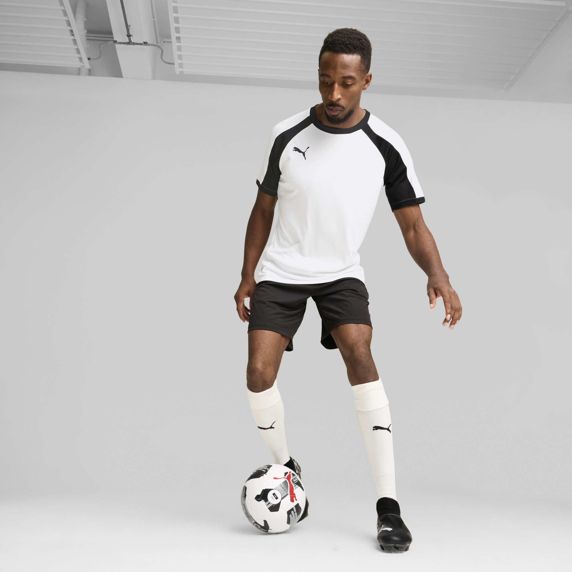 PUMA individualLIGA jersey voor Heren, Wit, Maat XL thumbnail 4