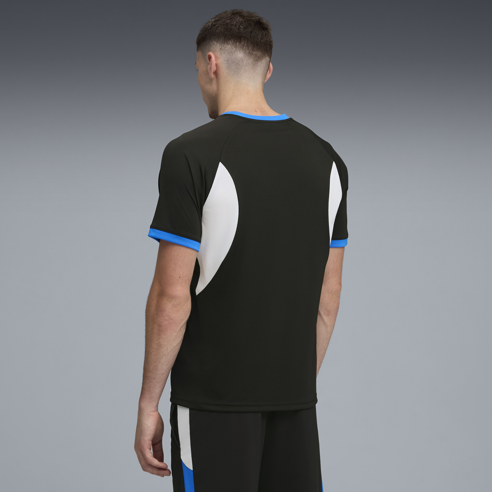 PUMA individualLIGA jersey voor Heren, Blauw/Zwart/Wit, Maat S thumbnail 3