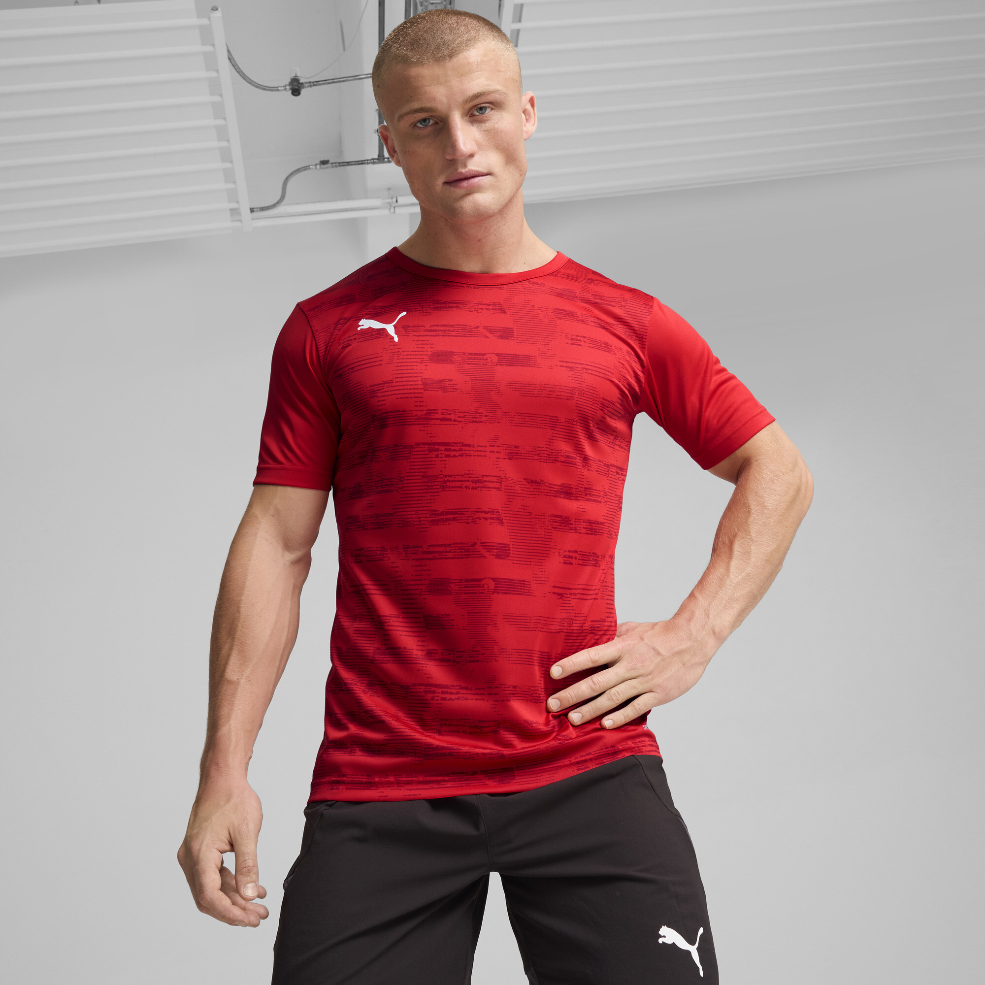 Puma individualRISE Graphic Trikot Herren | Mit Print | Red | Größe: M