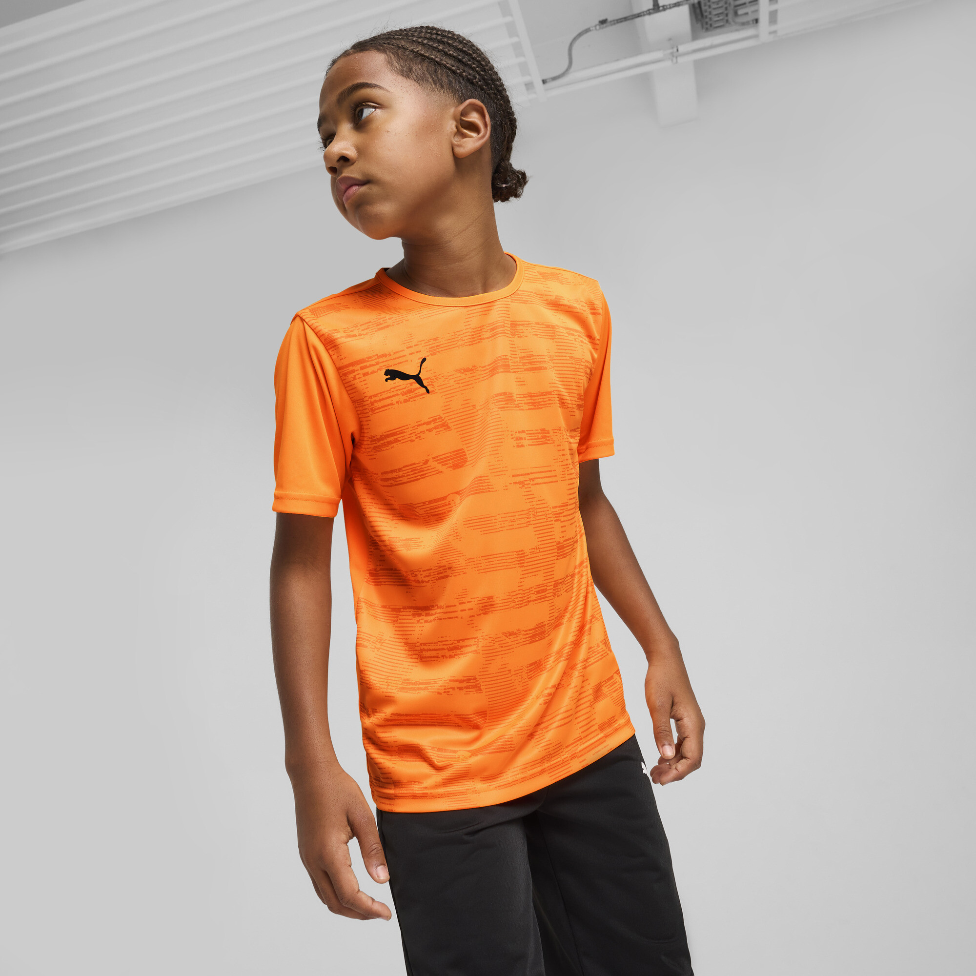 Puma individualFINAL Graphic Jersey Youth Trikot Teenager Für Herren Für Damen Für Kinder | Mit Print | Heat Fire/Black ...