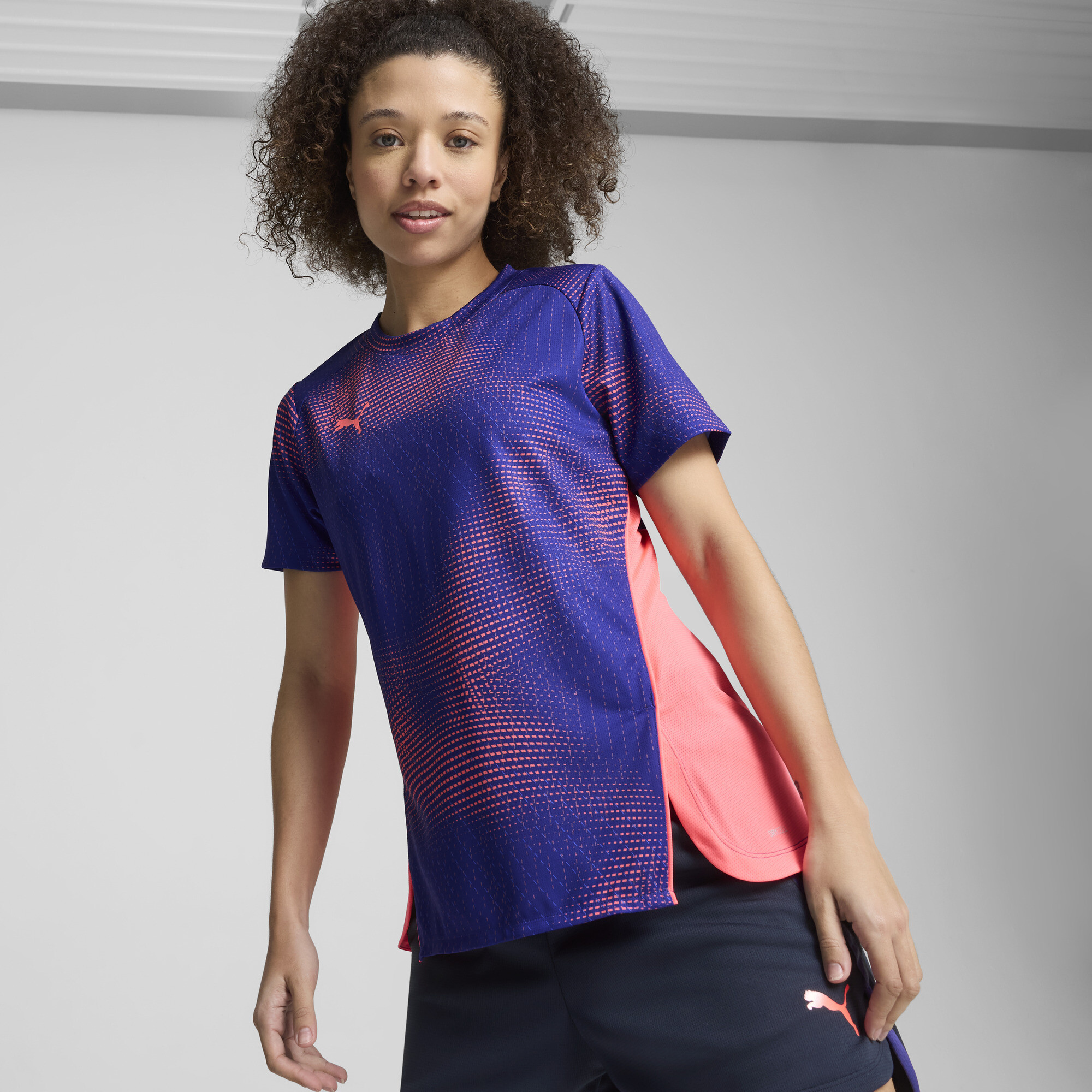 Puma individualBLAZE Trikot Damen | Mit Print | Lapis Lazuli/Dark Amethyst | Größe: XS