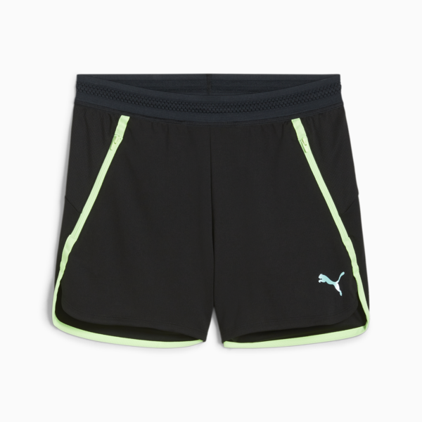 individualBLAZE Shorts Women, PUMA Black-Fizzy Apple, large-MEX