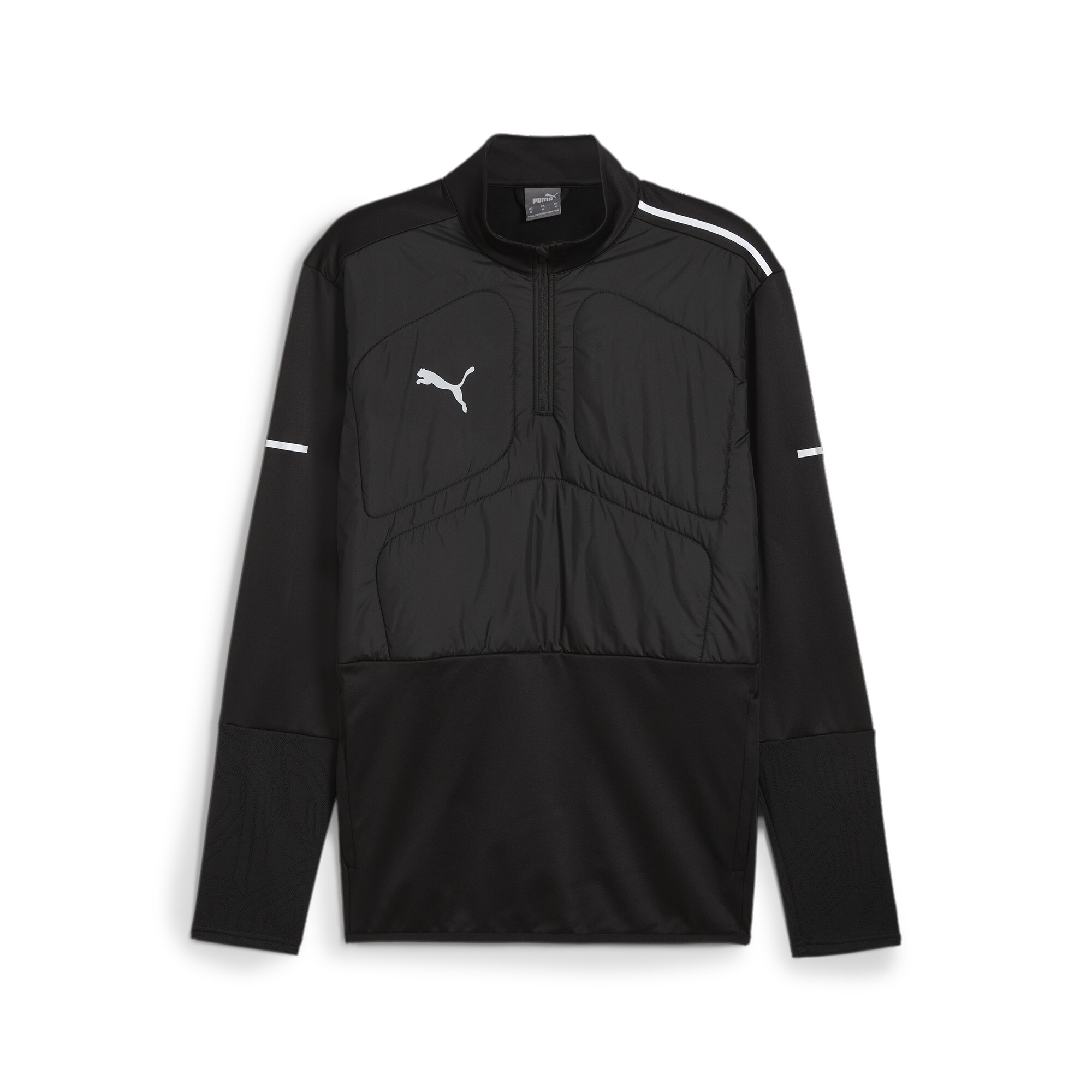 Puma individualWinterised Top mit viertellangem Reißverschluss Herren | Mit Plain | Black | Größe: L