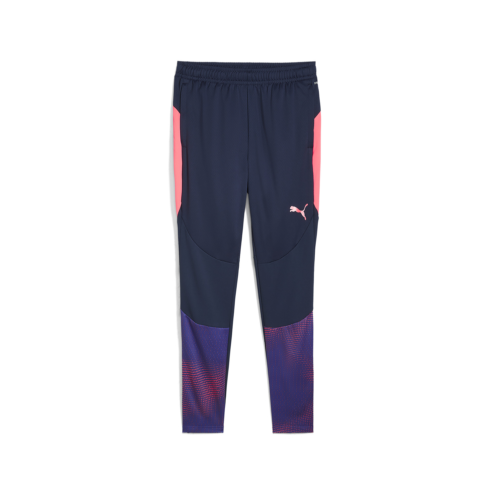 Puma individualFINAL Trainingshose Herren | Mit Print | Club Navy/Dark Amethyst | Größe: L