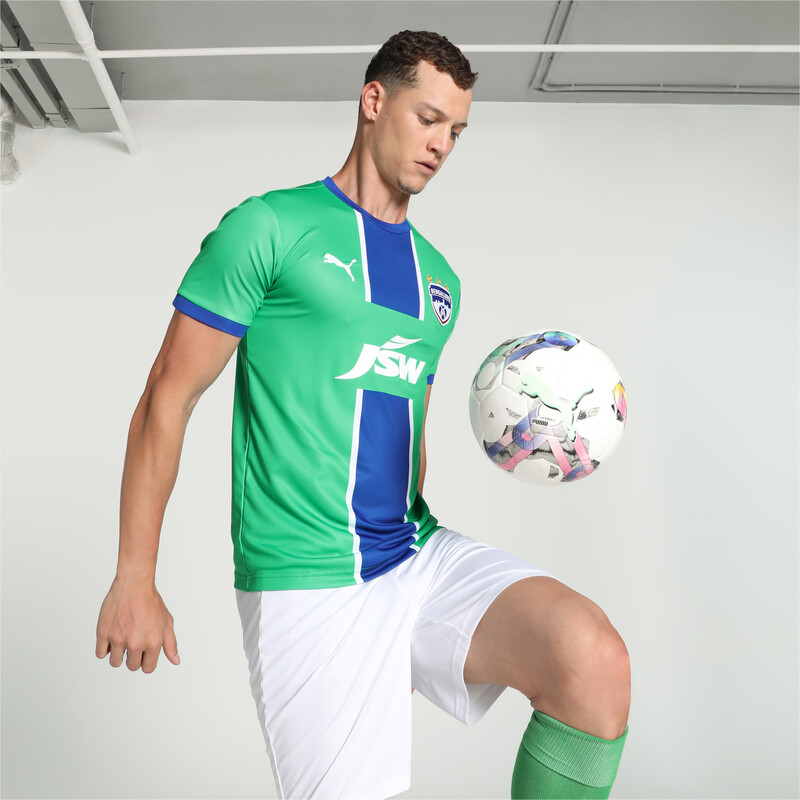 

Men's PUMA BFC Third Player Replica Football Jersey, Gray/green