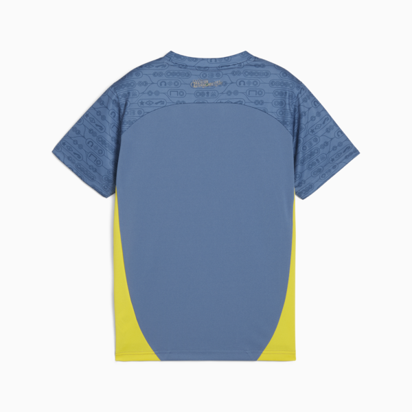 Camiseta de fútbol para niño grande Neymar JR BNA, Blue Horizon-Pelé Yellow, large-MEX