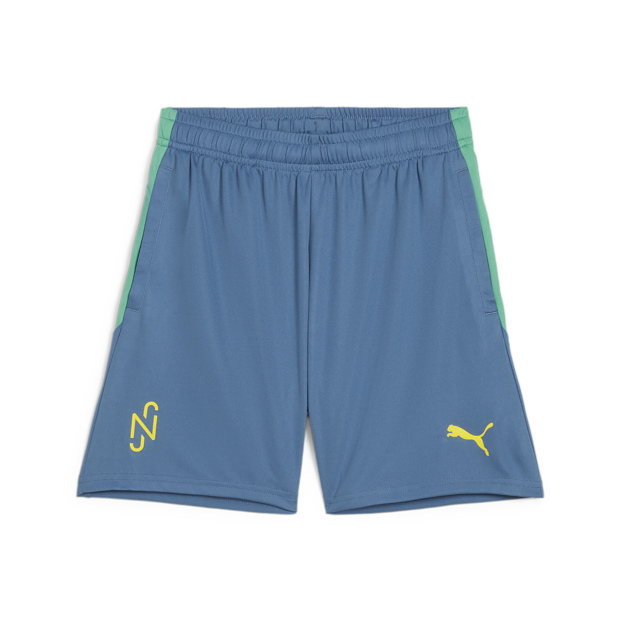 Puma Neymar JR "BNA" Shorts 2.0 Teenager Für Für Kinder | Mit Plain | Blue Horizon/Pelé Yellow | Größe: 11-12Y