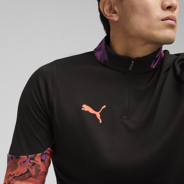 Playera de fútbol con cierre individualCUP para hombre, PUMA Black, large-MEX