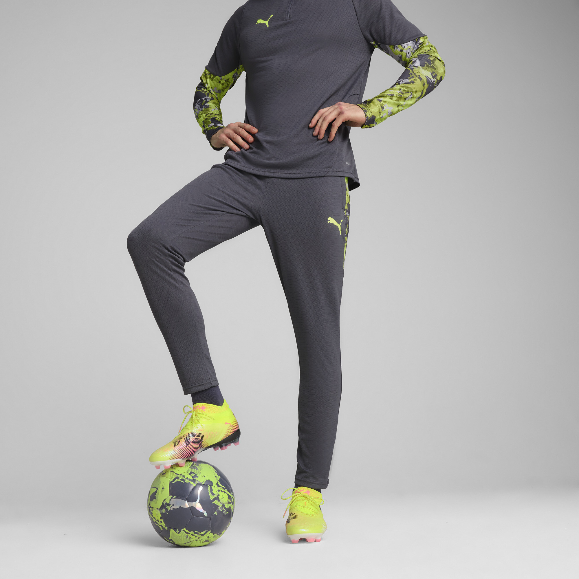 Puma Individualcup Men's Soccer Pants In Gray