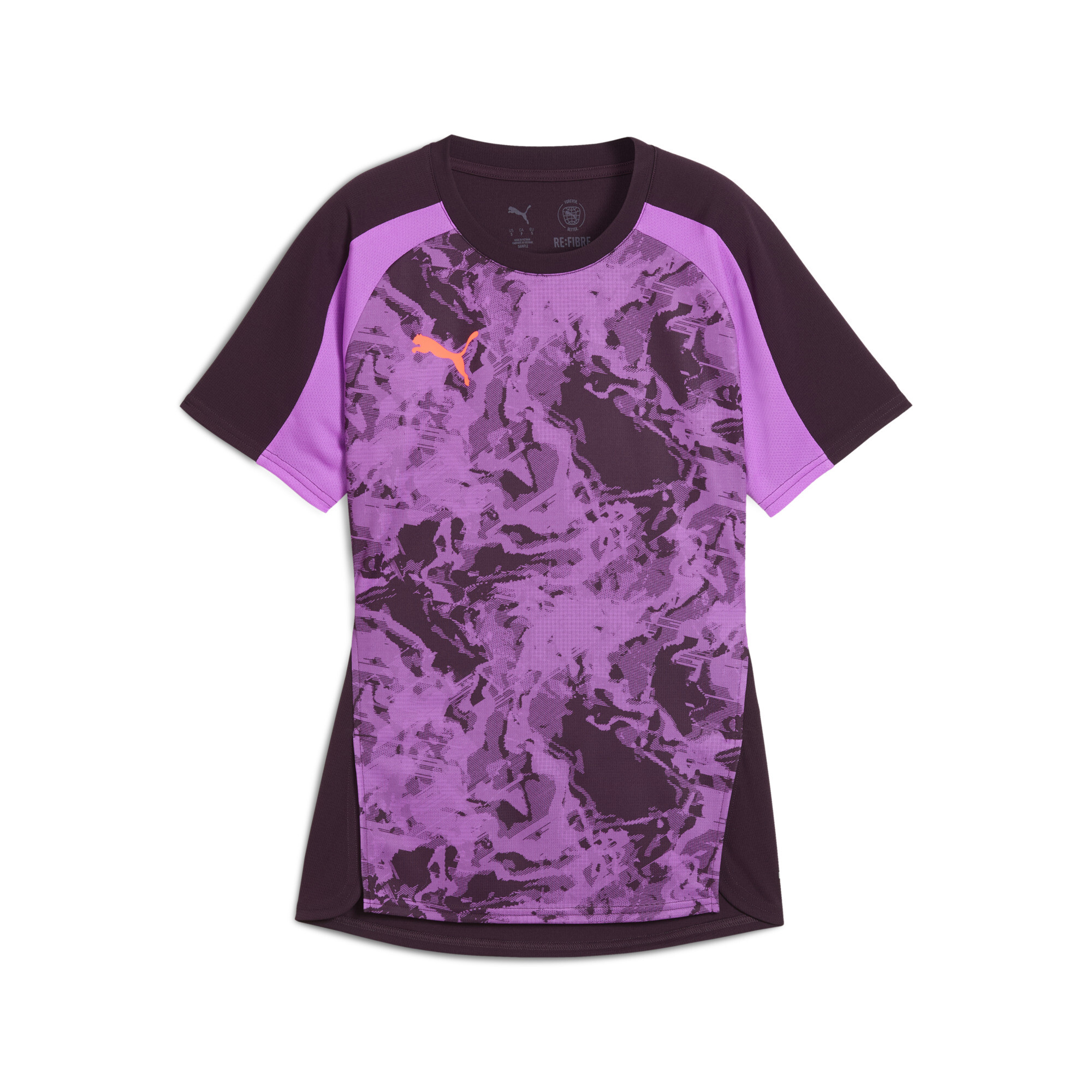 Puma individualBLAZE Fußballtrikot Damen | Mit Print | Midnight Plum | Größe: S