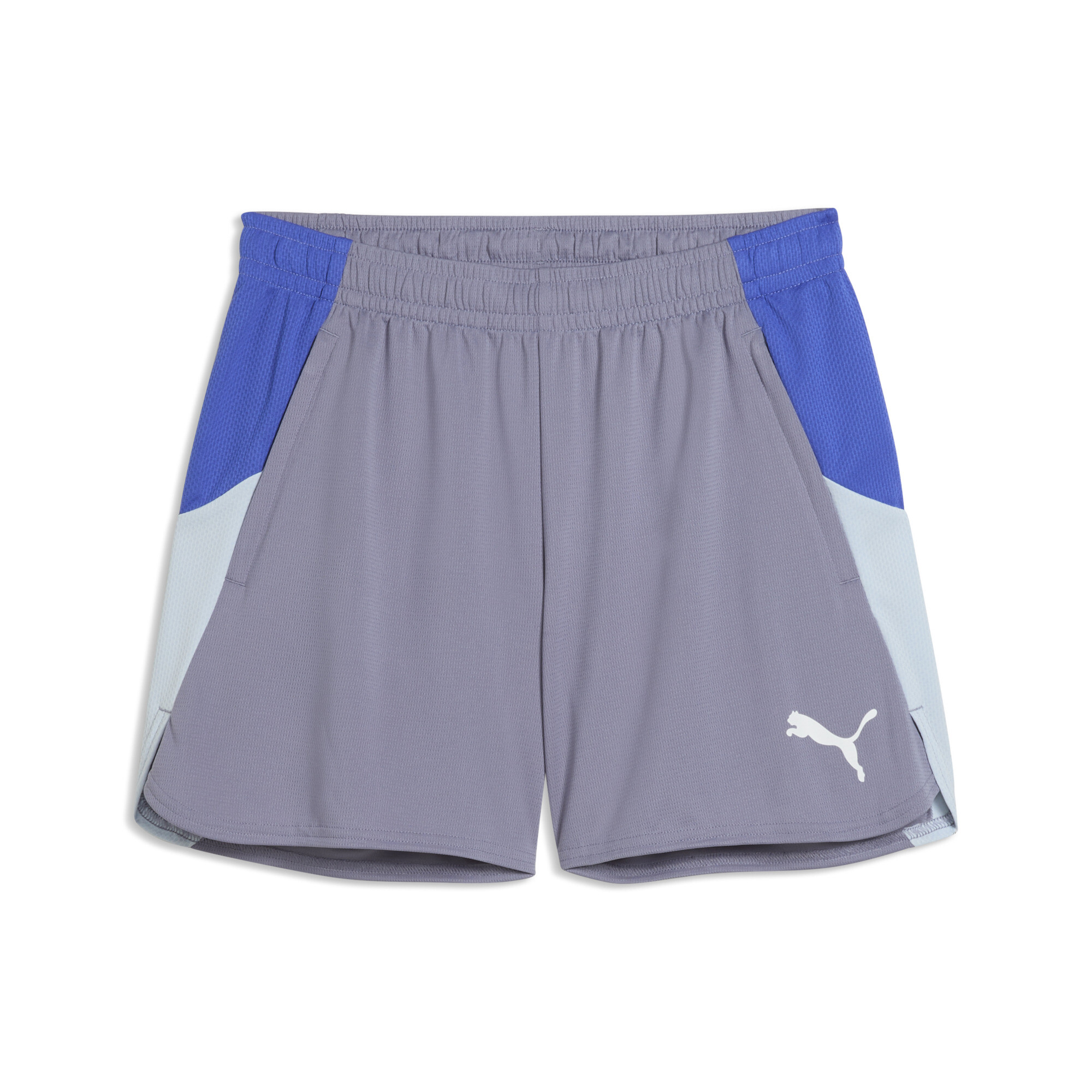 PUMA IndividualBLAZE voetbalshort voor Dames, Blauw/Grijs/Wit, Maat XS