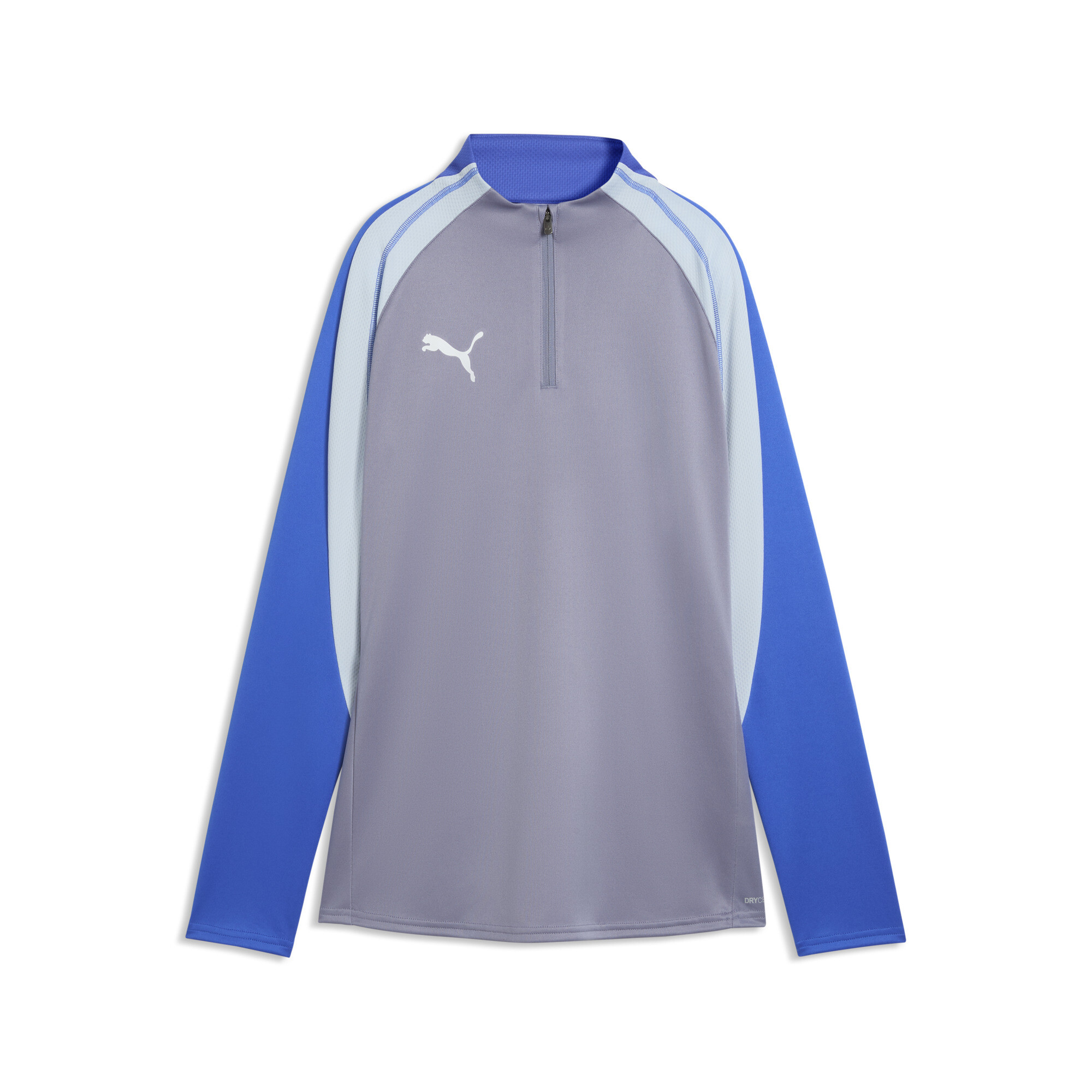 PUMA IndividualBLAZE voetbaltop met kwartrits voor Dames, Blauw/Grijs/Wit, Maat XXL thumbnail 3