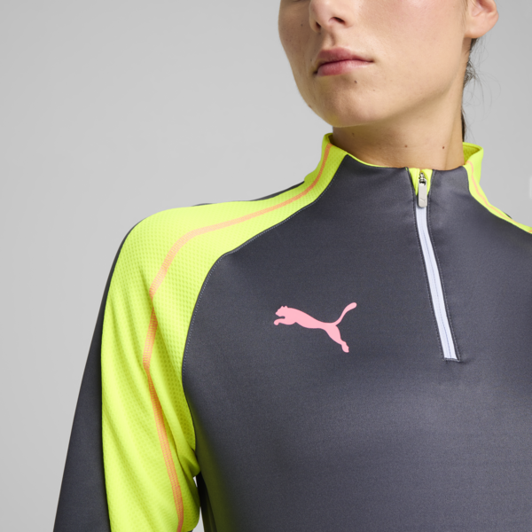 IndividualBLAZE 1/4 Zip Football Top Women, Galactic Gray, large-ZAF