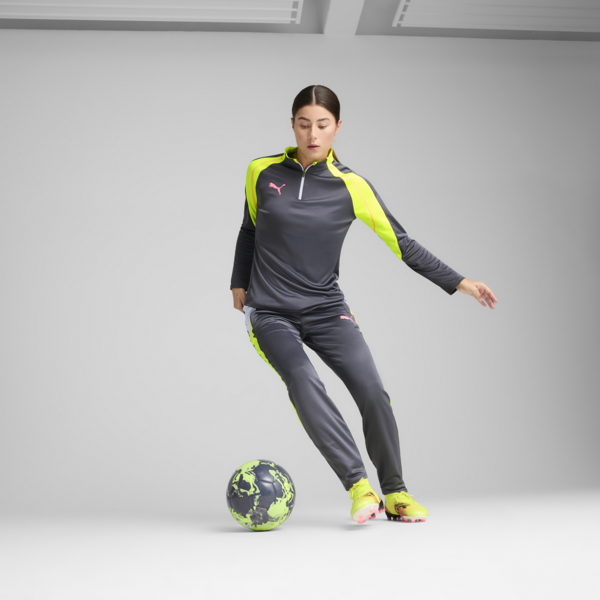 IndividualBLAZE 1/4 Zip Football Top Women, Galactic Gray, large-ZAF