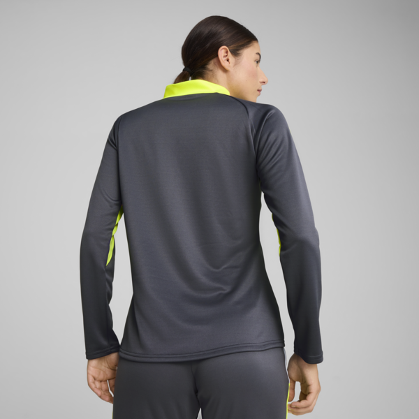 IndividualBLAZE 1/4 Zip Football Top Women, Galactic Gray, large-ZAF