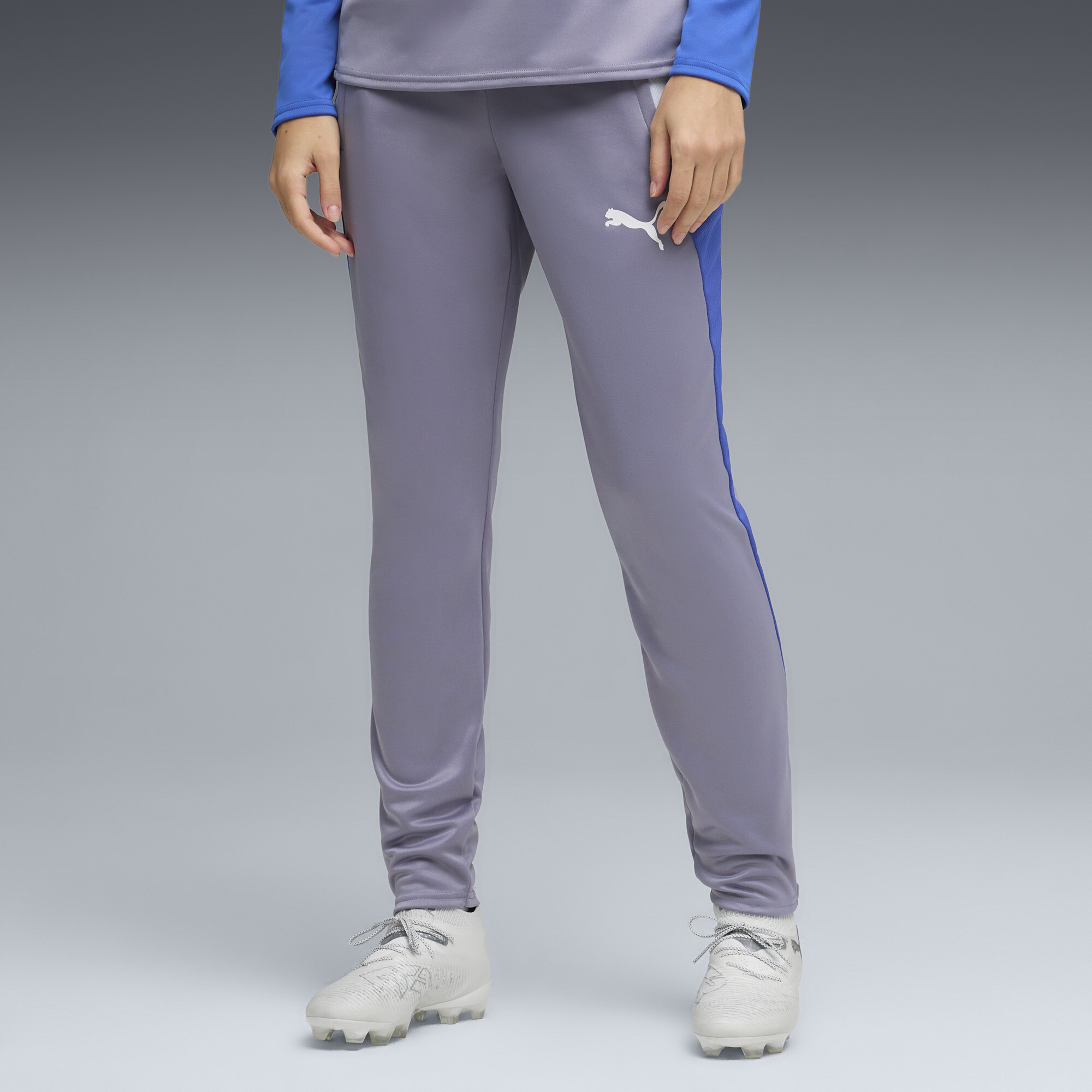 PUMA IndividualBLAZE voetbalbroek voor Dames, Blauw/Grijs/Wit, Maat XL thumbnail 4