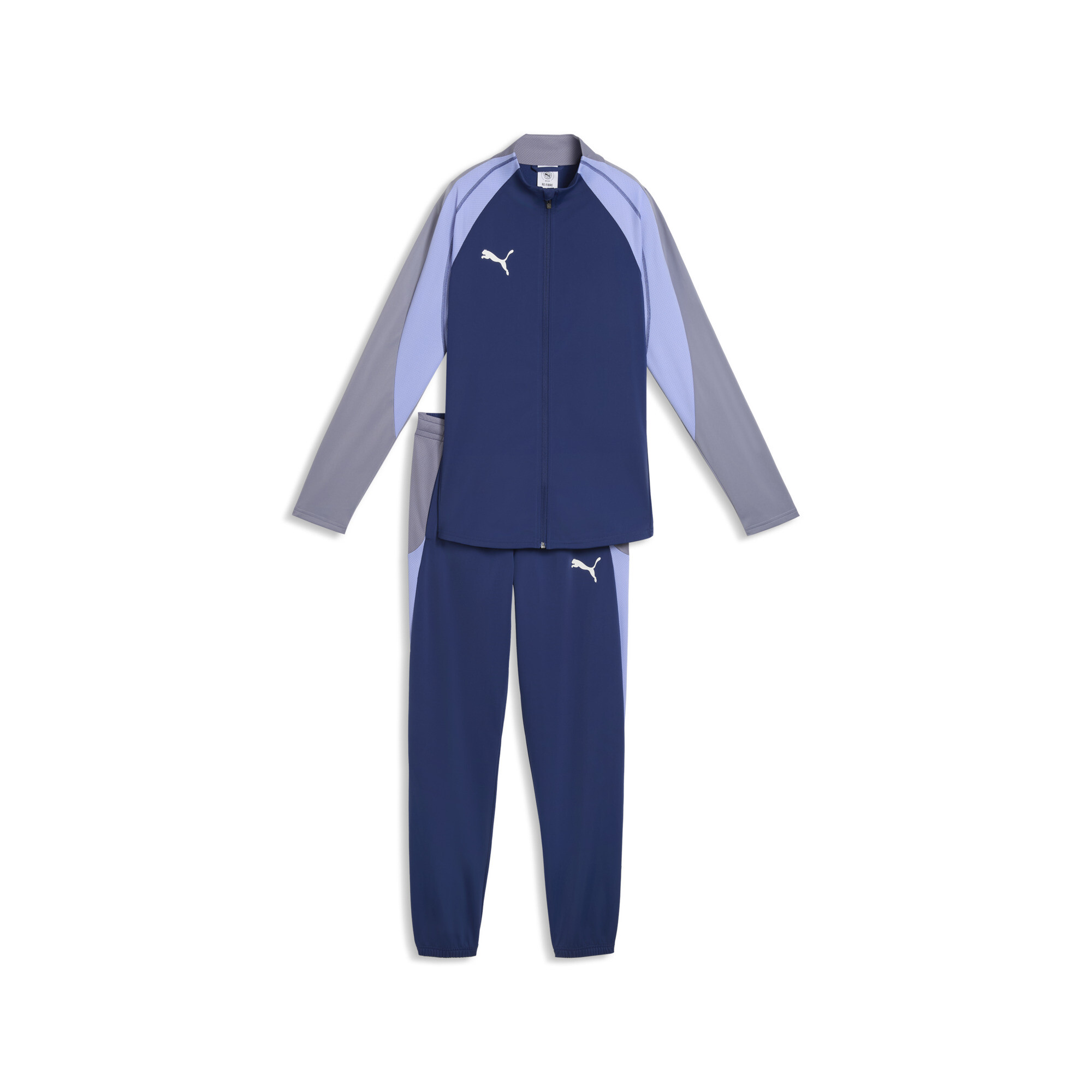 PUMA IndividualBLAZE voetbaltrainingspak voor Dames, Blauw/Wit, Maat XXL