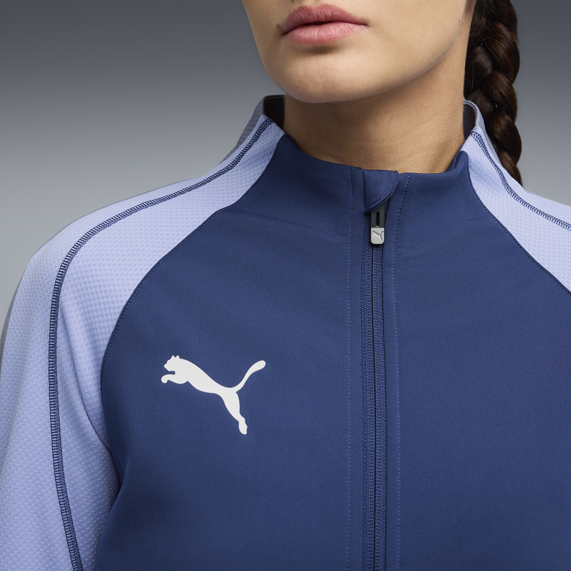 PUMA IndividualBLAZE voetbaltrainingspak voor Dames, Blauw/Wit, Maat XXL thumbnail 5