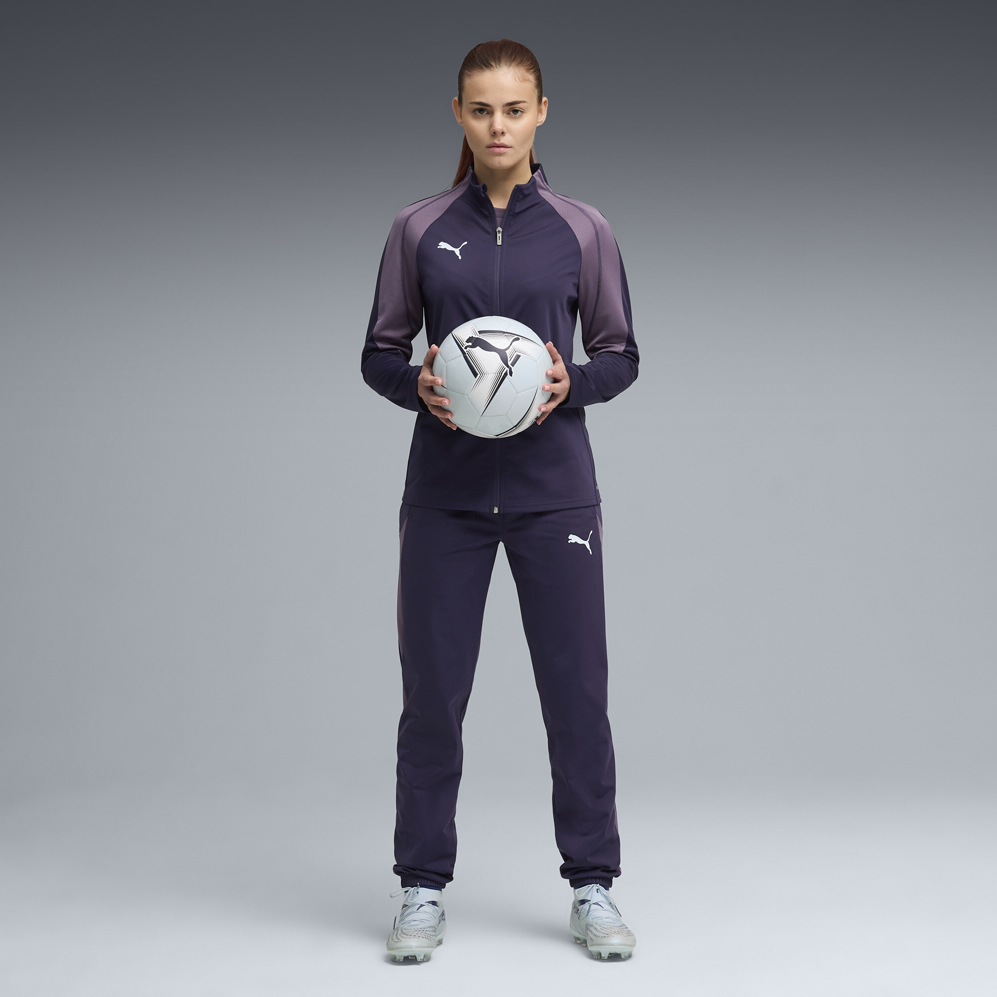 PUMA IndividualBLAZE voetbaltrainingspak voor Dames, Blauw/Paars, Maat XS thumbnail 6