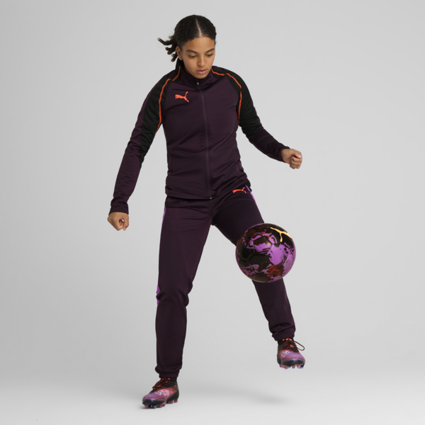 Conjunto de fútbol individualBLAZE para mujer, Midnight Plum-Glowing Red, large-MEX