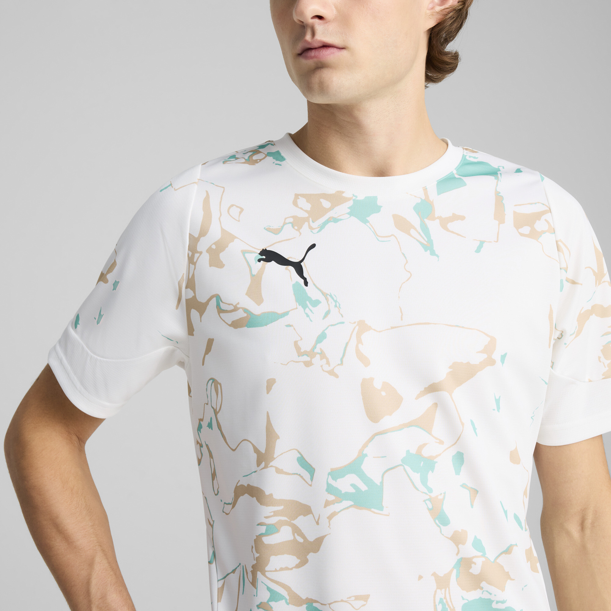 PUMA IndividualEARTH DAY voetbalshirt voor Heren, Wit, Maat XL thumbnail 2