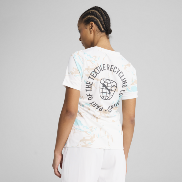 IndividualEARTH DAY Football Jersey Women, PUMA White-Light Sand, large-MEX