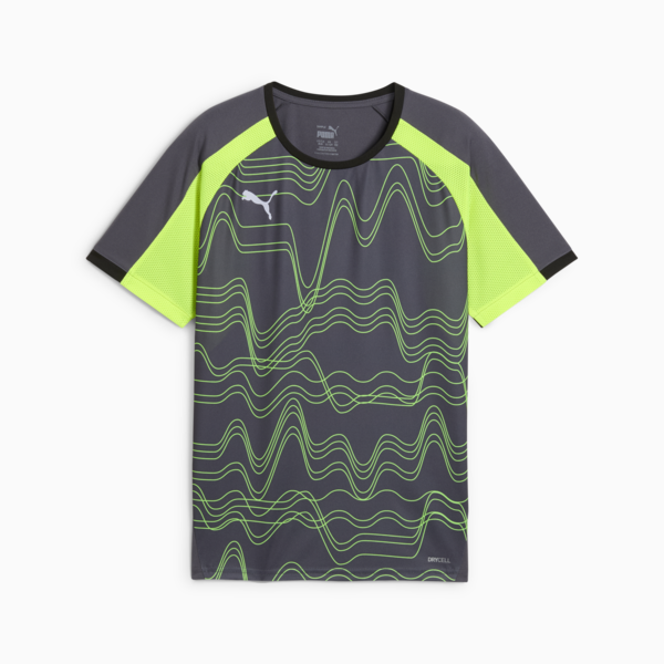 IndividualLIGA Graphic Football Jersey Youth, Galactic Gray-Yellow Alert, large-MEX