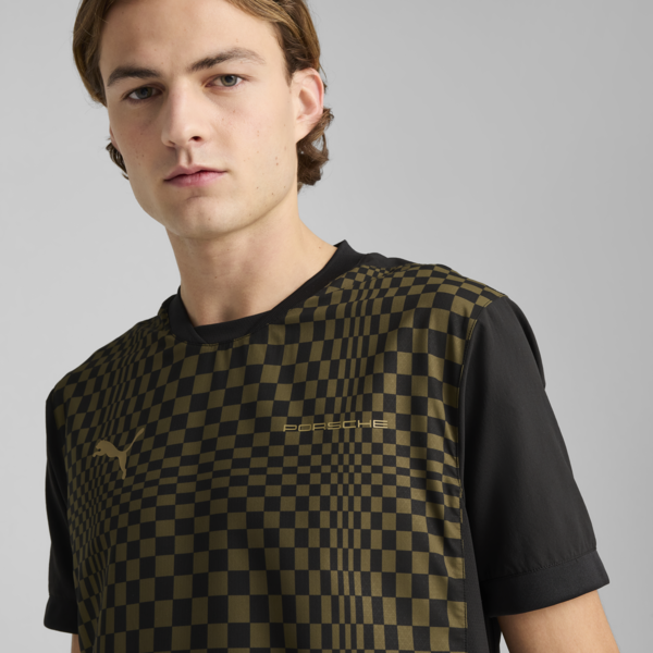 Porsche Legacy 911 Spirit 70 Football Jersey Men, Olive Drab, large-MEX