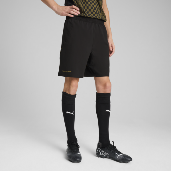 Porsche Legacy 911 Spirit 70 Football Shorts Men, Olive Drab, large-MEX